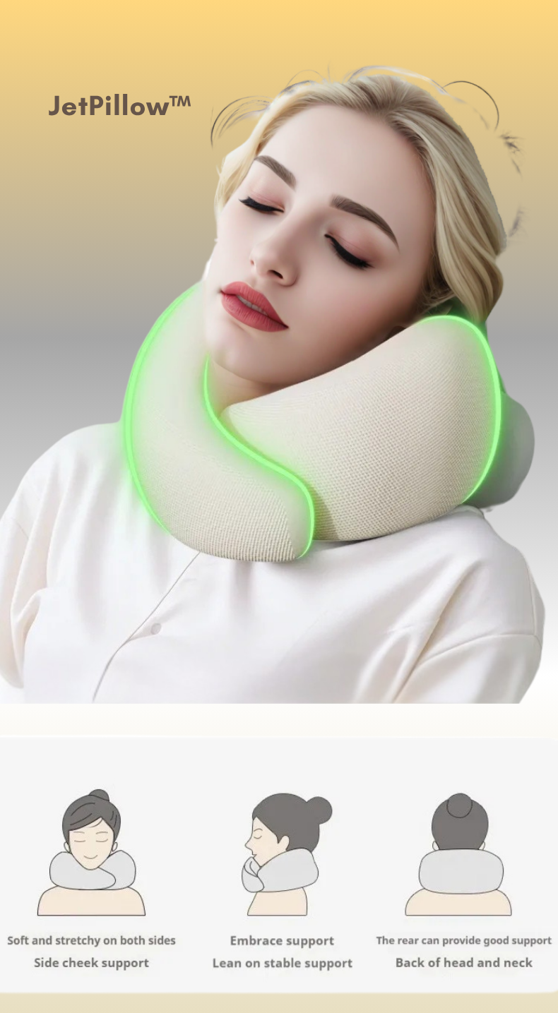 JetPillow™ Memory Foam Neck Support