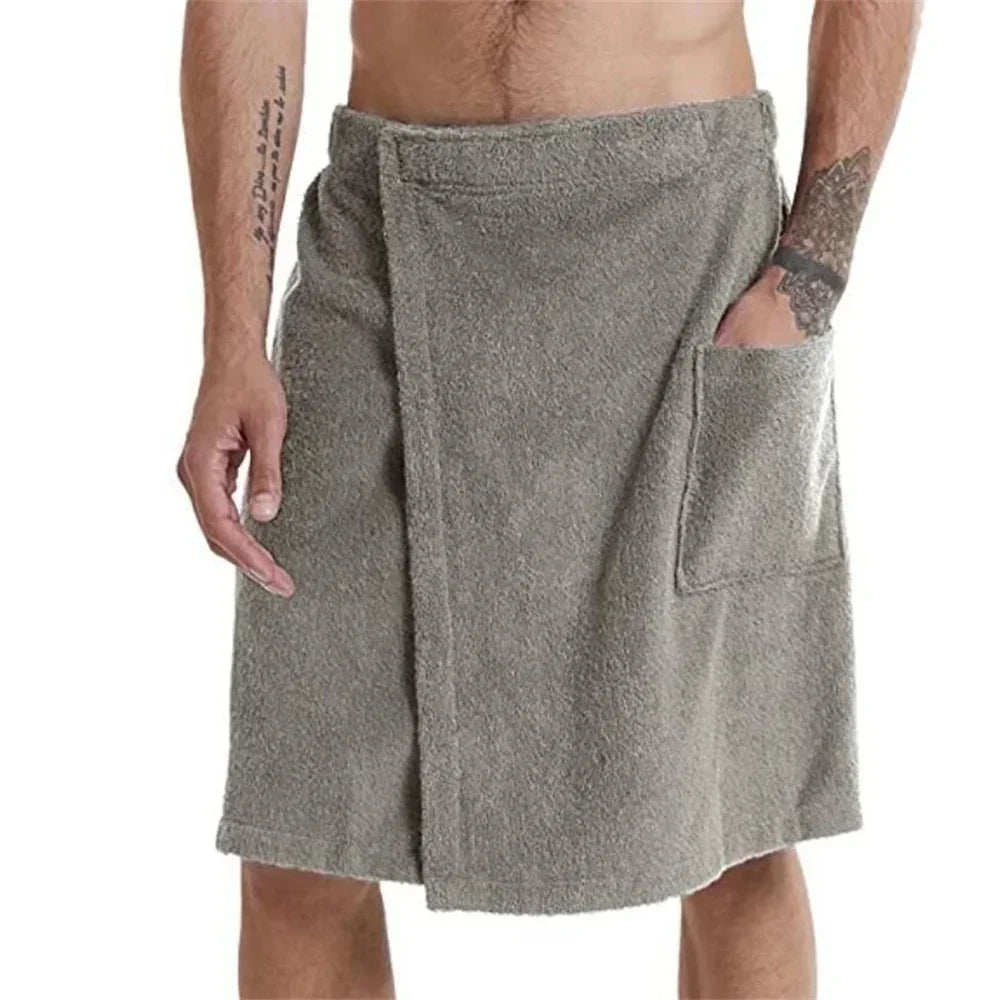 ComfortWrap – Premium Men’s Bath Towel Skirt