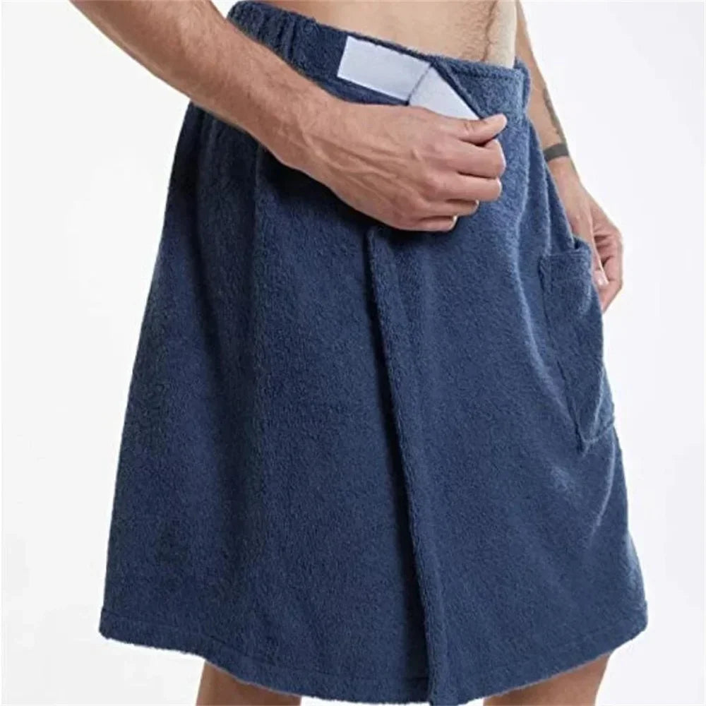 ComfortWrap – Premium Men’s Bath Towel Skirt