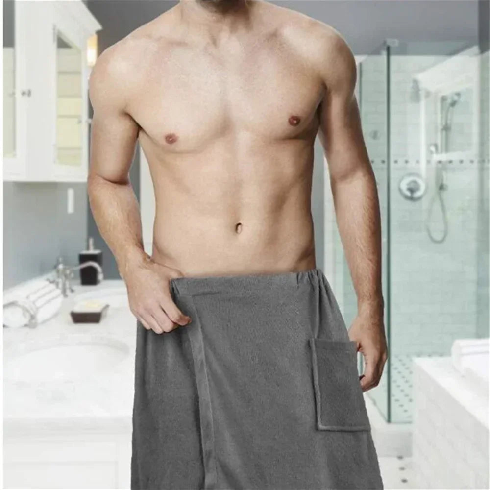 ComfortWrap – Premium Men’s Bath Towel Skirt