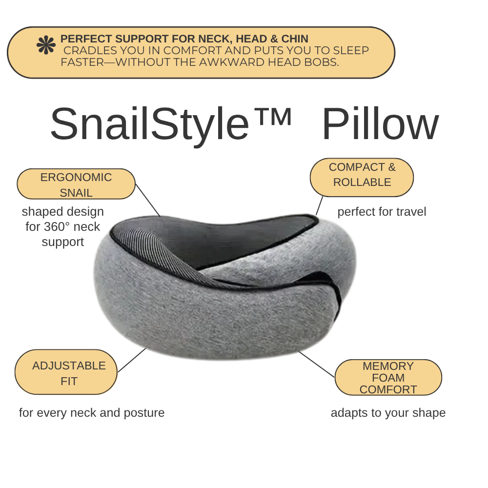 SnailStyle™ Travel Neck Pillow