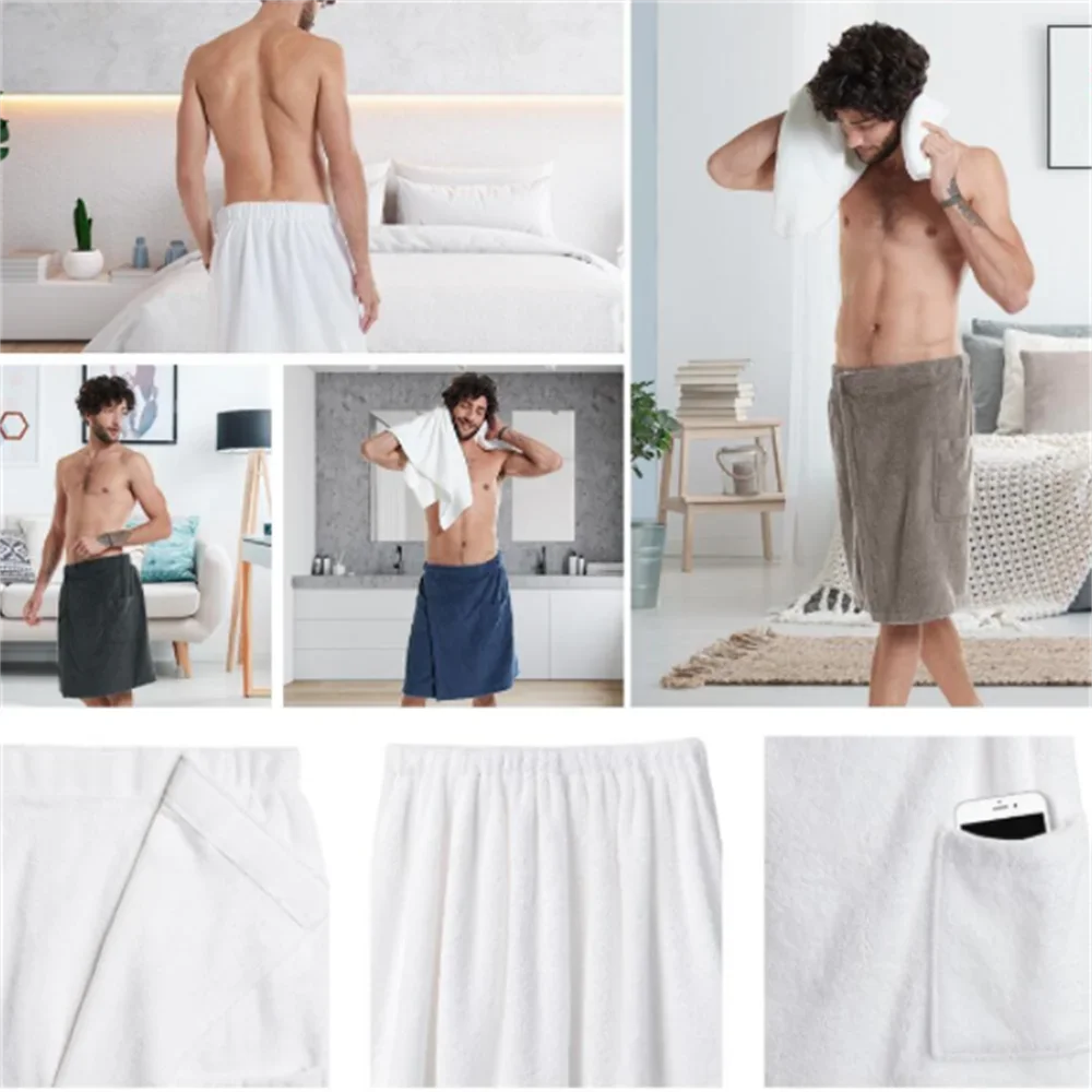 ComfortWrap – Premium Men’s Bath Towel Skirt