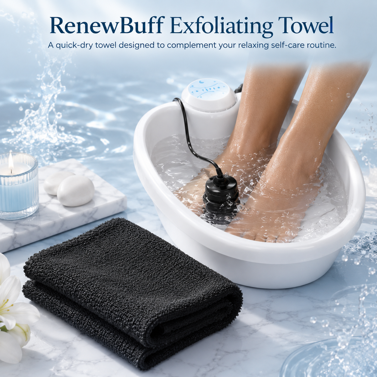 RenewBuff Exfoliating Towel.