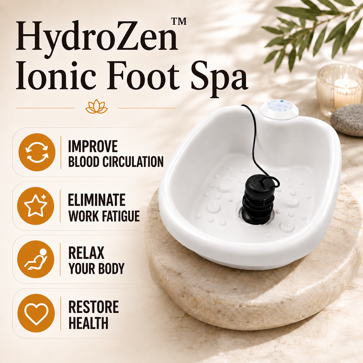 HydroZen™ IONIC FOOT SPA