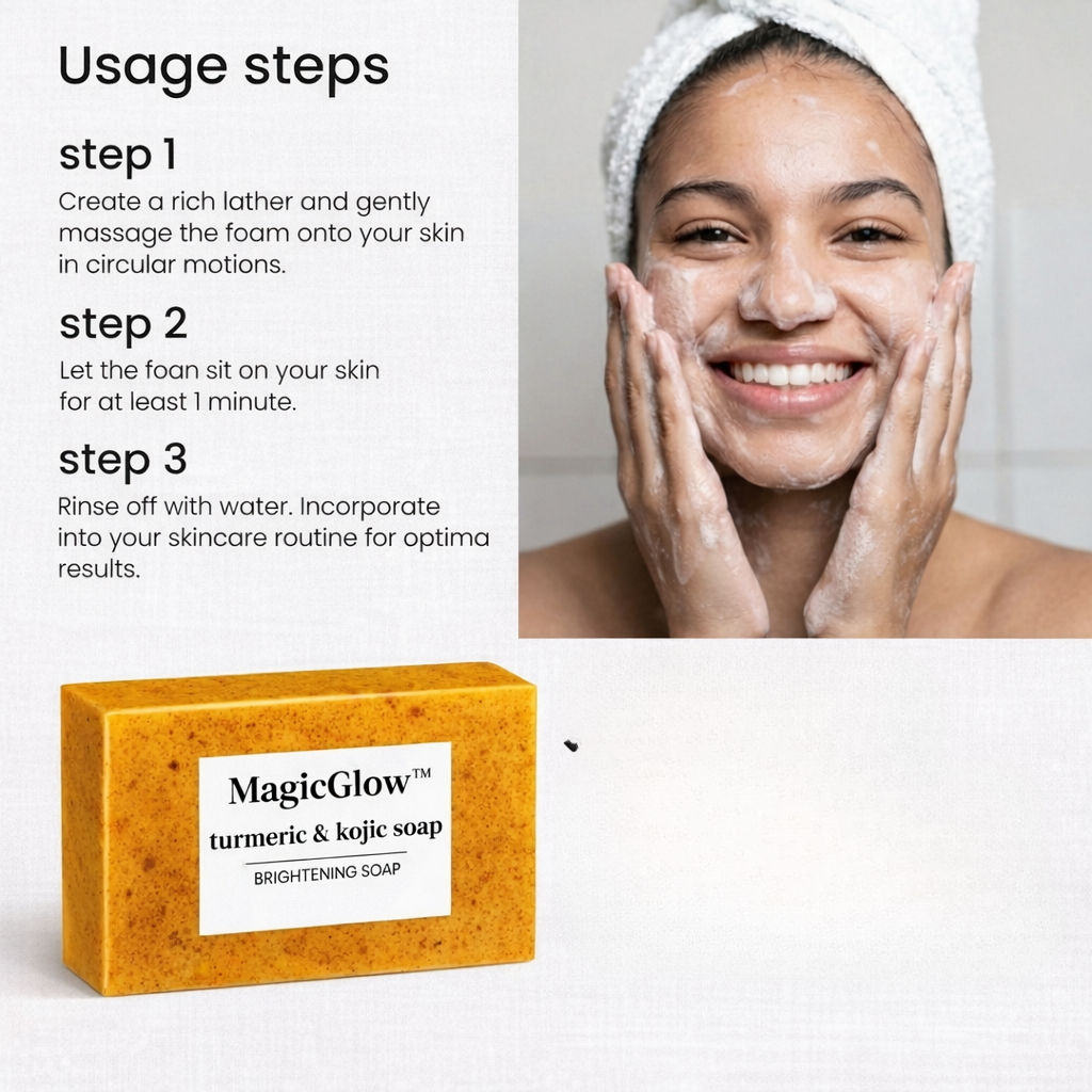 MagicGlow™ Turmeric Kojic Soap