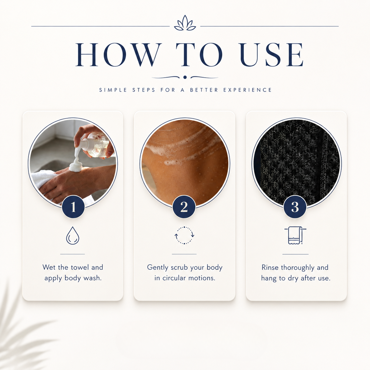 RenewBuff Exfoliating Towel.